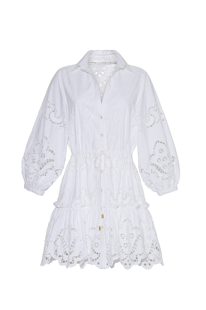 Robin Dress - Embroidered Eyelet
White