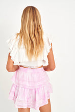Load image into Gallery viewer, Ruffle Mini Skirt - Peony Pink
