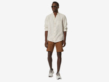 Load image into Gallery viewer, Fish Tail Shirt Linen Henley Shirt - Neutral
