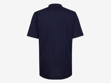 Load image into Gallery viewer, Fish Tail Short Cotton Shirt - Navy Blue
