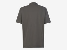 Load image into Gallery viewer, Fish Tail Short Cotton Piqué Short Sleeve Henley Shirt - Graphite
