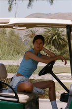 Load image into Gallery viewer, SRC Sports Polo Vest Sky Blue/White

