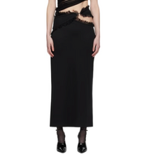Load image into Gallery viewer, Carina Interlinked Long Skirt - Black
