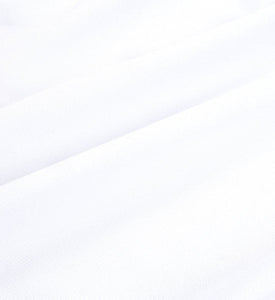 Serif Logo Embroidered Wrap Skirt - White/Verde