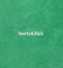 Load image into Gallery viewer, Serif Logo Terry Vest Verde/White
