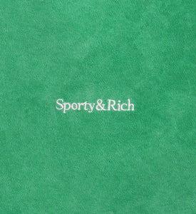 Serif Logo Terry Vest Verde/White