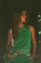 Load image into Gallery viewer, Serif Logo Terry Vest Verde/White
