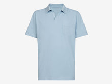 Load image into Gallery viewer, T-Shirt Crew Cotton Jersey Garment Dyed Polo T Shirt - Sky Blue
