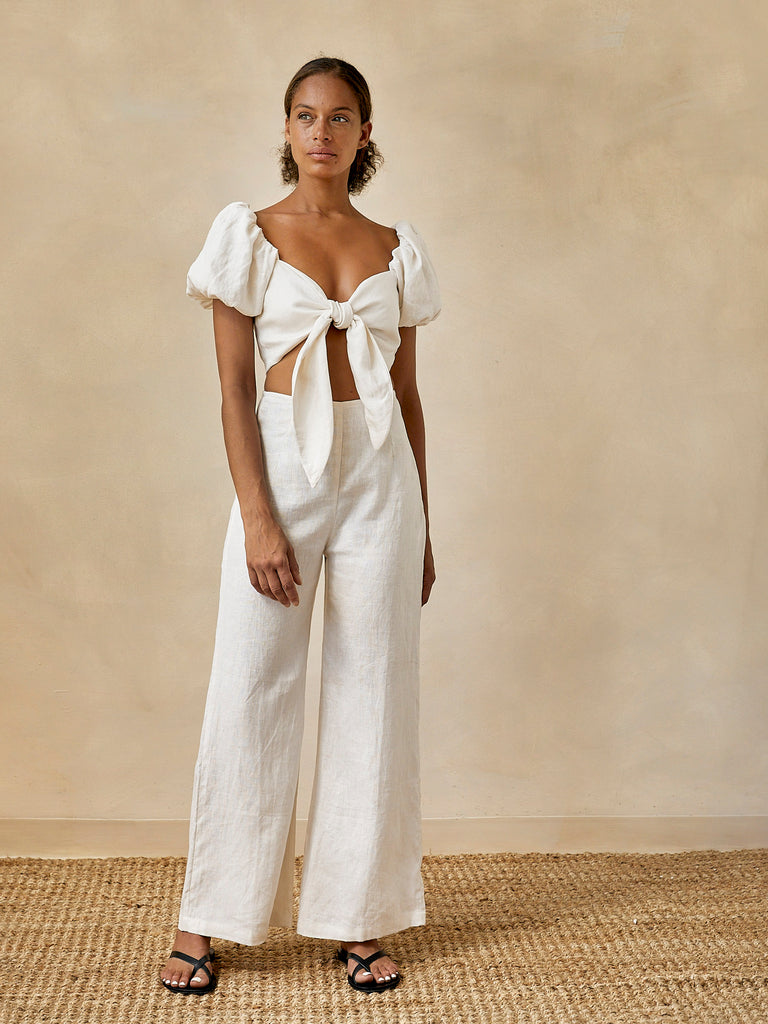 Ottavio Pants - Eggshell