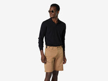 Load image into Gallery viewer, Lasca Super Fine Virgin Wool Polo Sweater - Caviar
