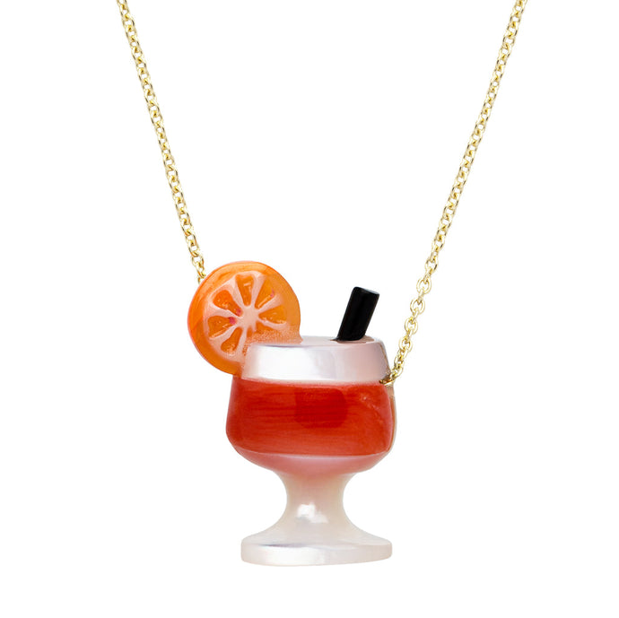 Cocktail Necklace - Yellow Gold