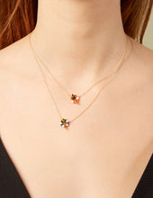 Load image into Gallery viewer, Flotadora Necklace - El.Blue/ Snow White/Mint Green
