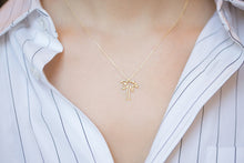 Load image into Gallery viewer, Palmera Brillante Necklace - Yellow Gold
