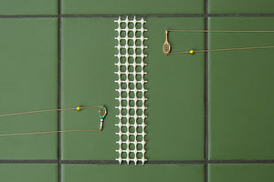 Tennis Pelota Enamel Necklace - Pistacchio Green