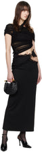 Load image into Gallery viewer, Carina Interlinked Long Skirt - Black
