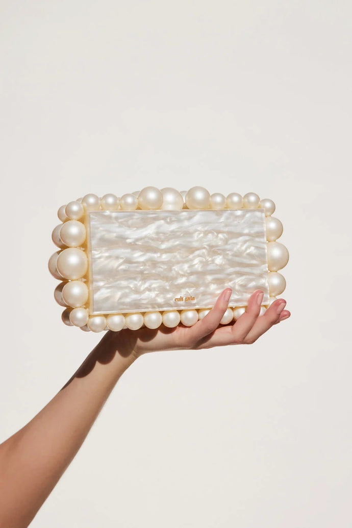 Eos Clutch - Ivory