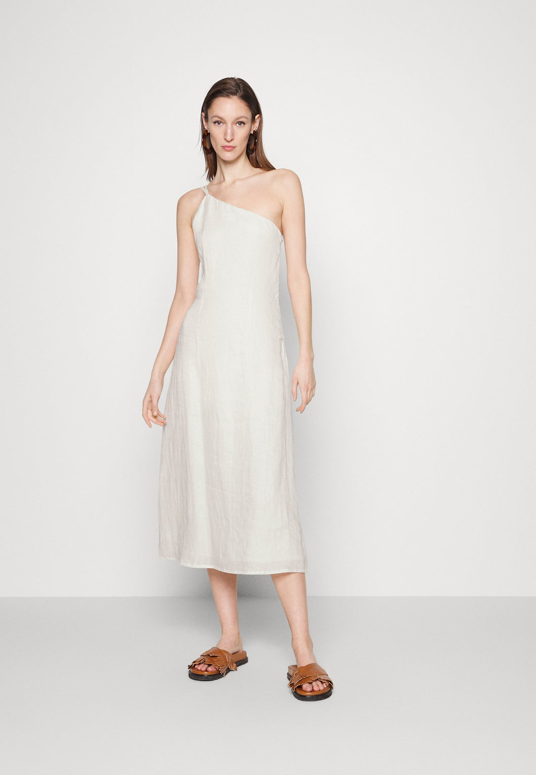 Soko Midi Dress - Eggshell
