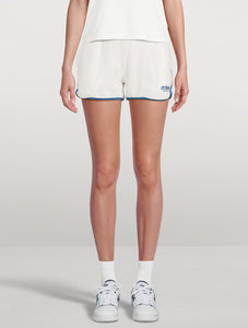 Prince Sporty Terry Shorts - White/Lapis