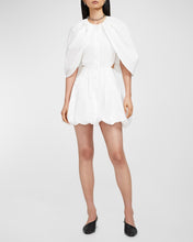 Load image into Gallery viewer, Florentina Bubble Mini Dress - White
