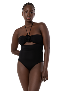 Yina One Piece Bathing Suit- Black