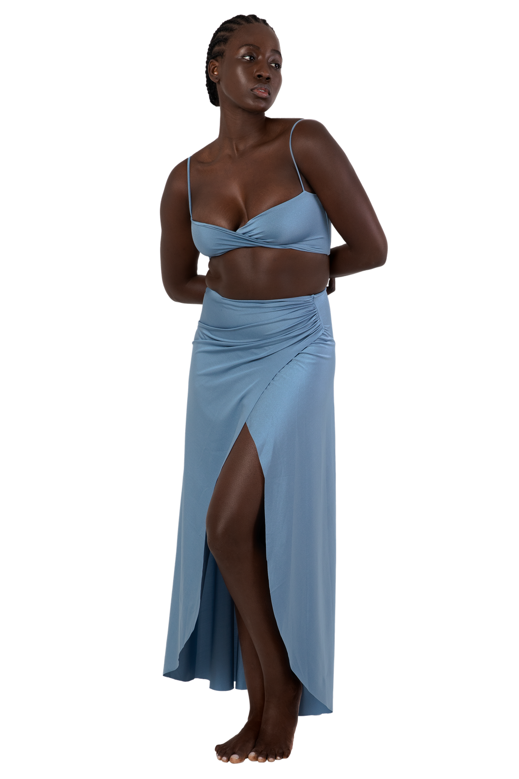 Maia Skirt- Riva Blue