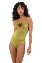 Load image into Gallery viewer, Yina One Piece Bathing Suit- Pascolo Green
