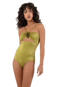 Yina One Piece Bathing Suit- Pascolo Green