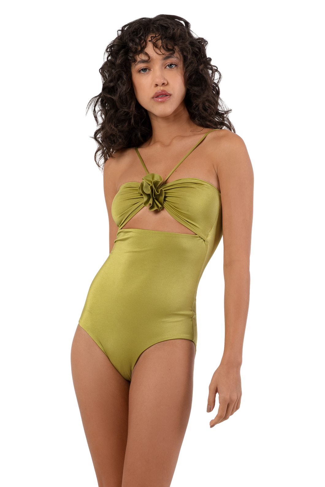 Yina One Piece Bathing Suit- Pascolo Green