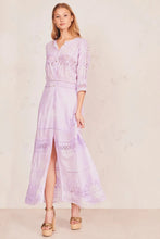 Load image into Gallery viewer, Beth Dress - Violet Splash Hand Dye
