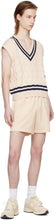 Load image into Gallery viewer, SRC Cableknit Vest - Cream/Navy
