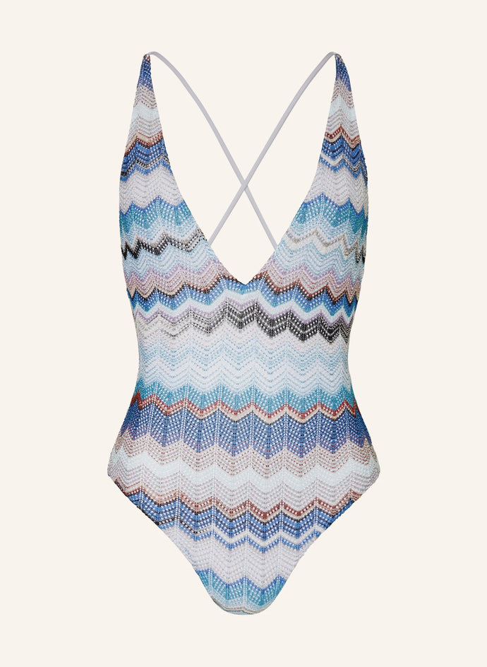 One Piece - Multicolor Blue Tones