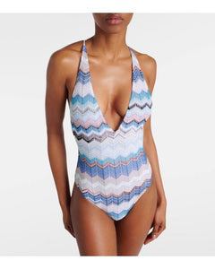 One Piece - Multicolor Blue Tones