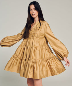 Leros Dress - Beige