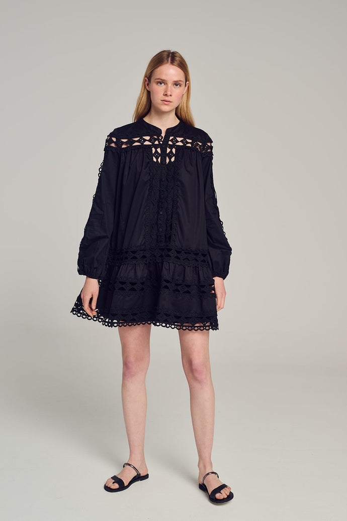 Ithaki Short Dress - Black