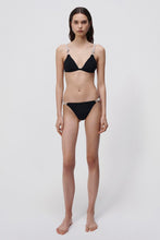 Load image into Gallery viewer, Brighton Diamante Strap Bikini Top - Black
