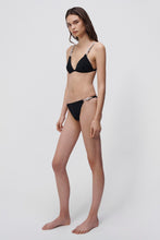 Load image into Gallery viewer, Darien Diamante Strap Bikini Bottom - Black
