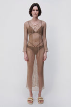 Load image into Gallery viewer, Tate Crystal Mesh Cover Up - Bronze
