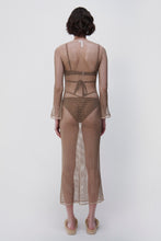 Load image into Gallery viewer, Tate Crystal Mesh Cover Up - Bronze

