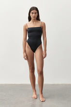 Load image into Gallery viewer, FINE STRAP ONE PIECE- BLACK
