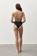 Load image into Gallery viewer, FINE STRAP ONE PIECE- BLACK
