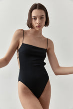 Load image into Gallery viewer, FINE STRAP ONE PIECE- BLACK
