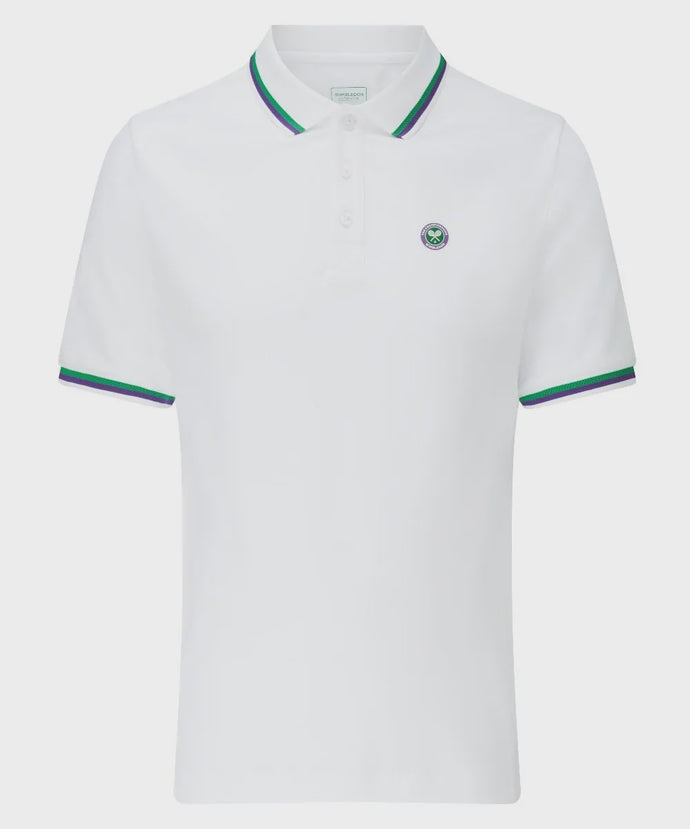 Men's Classic Tournament Polo Shirt - White