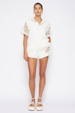 Load image into Gallery viewer, Rossi Cotton Mesh Short-sleeved Polo - Natural
