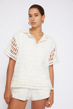 Load image into Gallery viewer, Rossi Cotton Mesh Short-sleeved Polo - Natural
