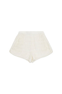 Naara Cotton Mesh Short - Natural