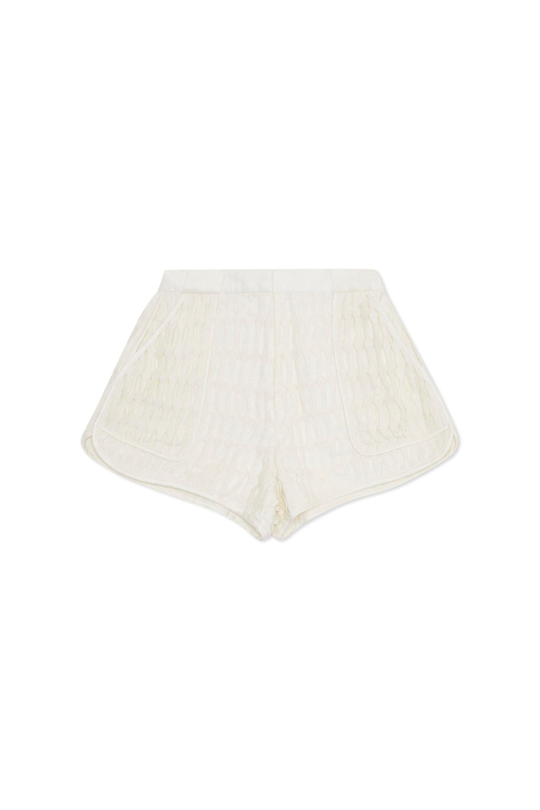 Naara Cotton Mesh Short - Natural
