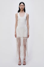 Load image into Gallery viewer, Janette Cotton Mesh Midi Dress - Natural

