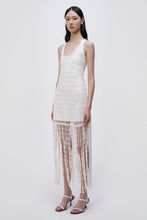 Load image into Gallery viewer, Janette Cotton Mesh Midi Dress - Natural
