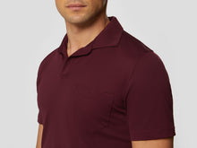 Load image into Gallery viewer, T-Shirt Crew Cotton Polo T Shirt - Dark Red
