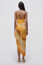 Load image into Gallery viewer, Eloise Marble Printed Cover-Ups Sarong Mini Skirt - Zinnia Marble
